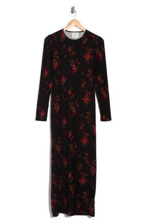 Reformation Tommie Floral Long Sleeve Midi Dress in Bossanova at Nordstrom Rack, Size X-Large