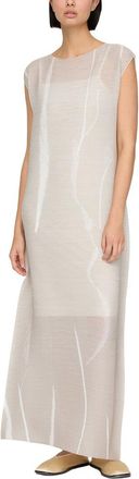 Lafayette 148 New York Printed Plisse Maxi Dress