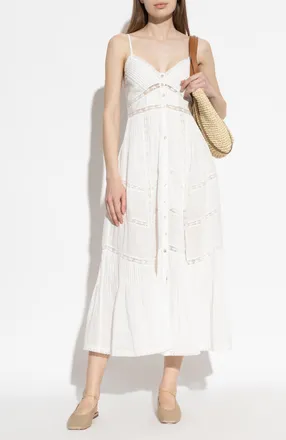 LoveShackFancy Dress Esilda, Womens, White