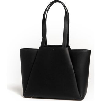 Kaai Midi Pyramid Leather Tote Bag in Black at Nordstrom