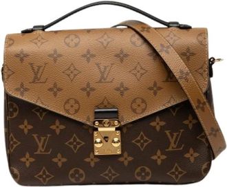 Louis Vuitton Pre-owned Reverse Pochette Metis - Dames - Vintage Handtas - Bruin - ONE Size - Vintage