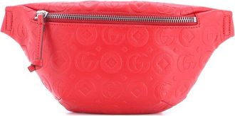 Gucci Red Embossed Leather Childrens Belt Bag (Authentic Pre-Loved)