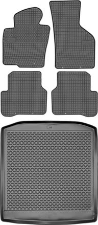 OEM Juego De Alfombrillas De Goma Para Coche Y Alfombrilla Para Maletero Para Volkswagen Passat B7 Sed&aacute;n (2010-2014)