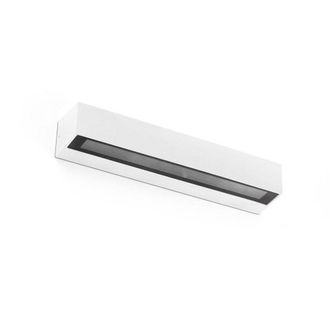 Netlighting Doro20 Integrated LED Up Down Lighter Outdoor Wall Light White 3000K IP65