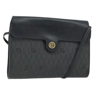 Dior Pre-owned Cross Body Bags, female, Black, Size: ONE SIZE Pre-owned Vintage PVC Shoulder Bag