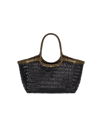 Dragon Diffusion BORSA A SPALLA NANTUCKET NERA KHAKI DRAGON DIFFUSION