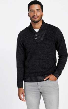 Guess Leo Marled Shawl Sweater