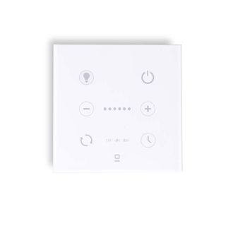 Faro Barcelona Controlador De Pared Blanco Para Ventilador Dc Con Luz Regulable