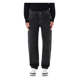 Saint Laurent Heren, Jeans, Zwart, Maat: W30 Katoen
