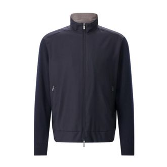 Paul & Shark Lichte jassen - Heren - Jassen - Blauw - Maat: XL Zijde