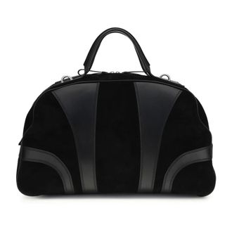 Dries Van Noten Bolsa de Viaje de Ante - Bags - unisex - Negro - ONE SIZE