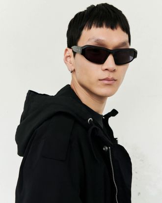 AllSaints Mens Acetate Anderson Wrap Around Sunglasses, Size: One Size