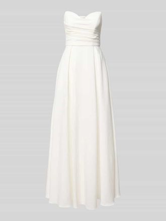 Laona Abendkleid mit Herz-Ausschnitt in Offwhite, Gr&ouml;&szlig;e 34