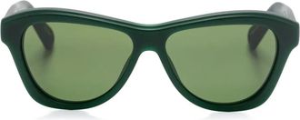 Jacquemus Occhiali da sole Palmier - Verde