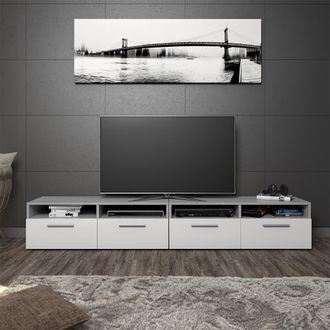 Vicco Mueble Bajo Para Tv Diego, Hormig&oacute;n, 95 X 38 Cm