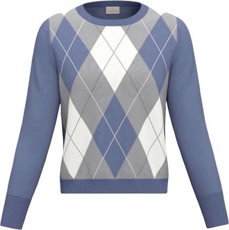 Emme Di Marella Emme DI Marella - Carabo Ronde Hals Gebreide Trui - Dames - Truien - Veelkleurig - Maat: S Viscose