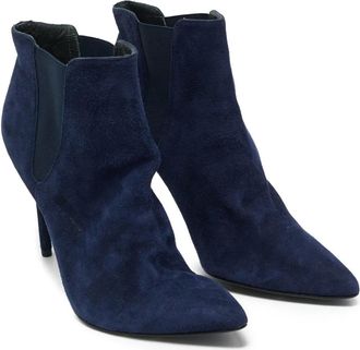 Stuart Weitzman Stivali a punta - Blu