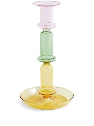 HAY Flare Tall candleholder - unisex - glass - One Size - Pink