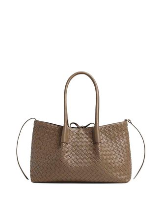 Bottega Veneta Pinacoteca Leather Tote Bag