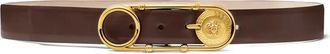 Versace Cintura con fibbia a spilla da balia - Marrone