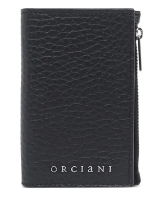 Orciani leather wallet - women - Grained Leather - One Size - Black