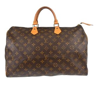 Louis Vuitton Speedy Monogram Brown Canvas Handbag (Pre-Owned)