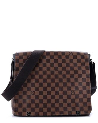 Louis Vuitton Brown Damier District Nm Mm (Authentic Pre-Loved)