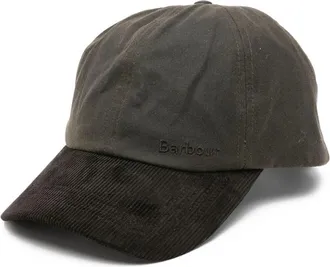 Barbour Corduroy Panelled Cap
