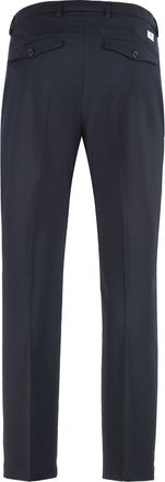 Department Five Mens Chino Trousers Idol Blue Polyester Chinos