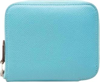 Herm&egrave;s Pre-owned Portafoglio Compatto - - Pre-owned - Donna - Blu - ONE SIZE
