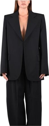 Sportmax Blazer Tenace - Jackets - Mujer - Negro - S