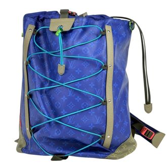 Louis Vuitton Blue Cobalt Taigarama Backpack (Pre-Owned)