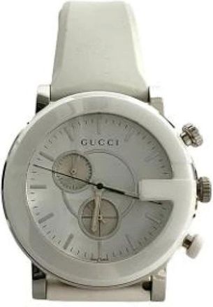 Gucci Pre-owned Watches, male, White, Size: ONE SIZE Pre-owned Vintage Wristwatch