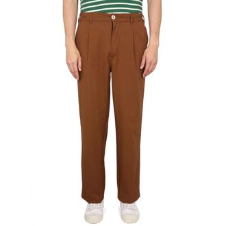 Howlin Straight Trousers, male, Brown, Size: XL Cosmic Pants