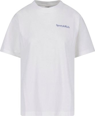 Sporty & Rich T-Shirt Stampata