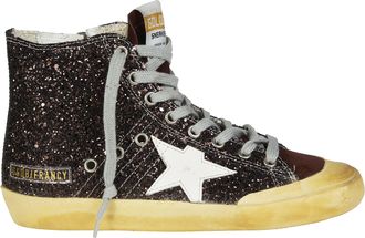 Golden Goose Francy Penstar Glitter High-Top Sneakers
