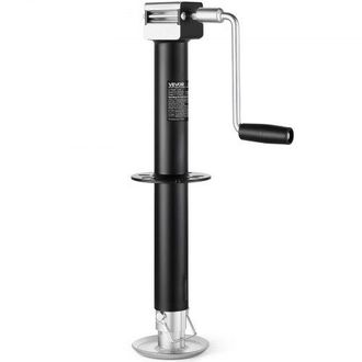OEM Gato Para Remolque Tipo A, Capacidad De 2267 Kg, Carrera Vertical De 381 Mm, Con Pie Ajustable De 7 Niveles, Casquillo Para Taladro, Para Remolques De