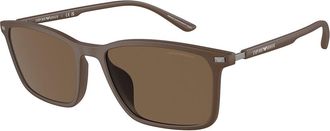 Emporio Armani EA4223U 610573 Mens Sunglasses Brown Size 56