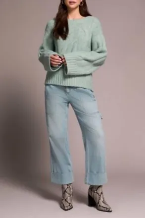 Tribal Audrey Carpenter Super Straight Jeans In Out Of The Blue