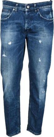 Dondup Cotton Dian Jeans met Knoopsluiting - Heren - Slim Fit Jeans - Blauw - W38 - Katoen - Jeans