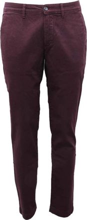 Cruna New Town Katoenen Broek - Heren - Chinos - Paars - M - Katoen - Broeken