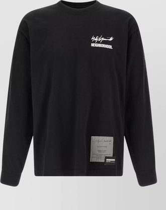 Yohji Yamamoto nh ls t-shirt crew neck graphic longsleeve
