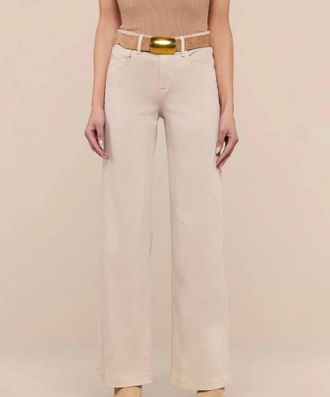 L'agence Scottie Wide Leg Jean In Tiger