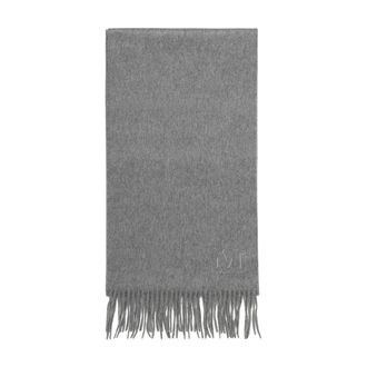 Max Mara Accessoires, Dames, Grijs, ONE Size, Wol, Wool Scarf