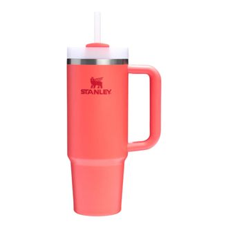 Stanley Quencher H2.0 FlowState Tumbler 30 oz in Hot Coral