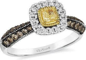 Le Vian 14K 1.05 Ct. Tw. Diamond & Yellow Dia. Cocktail Ring