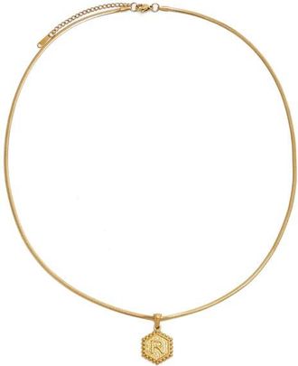 Petit Moments Initial Pendant Necklace in Gold-R at Nordstrom