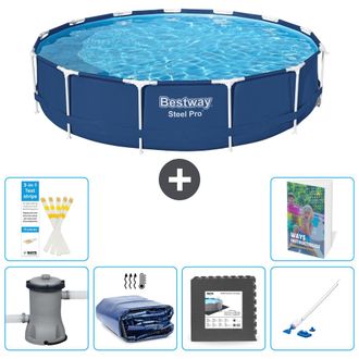 Bestway Piscina Bestway Steel Pro Redonda - 396x84 Cm - 7-piezas S315