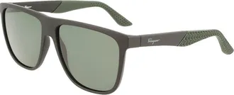 Ferragamo Ferragamo Mens Italian Lifestyle 59mm Sunglasses