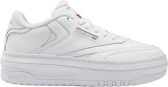 Reebok Womens Club C Extra - Shoes White/White/Pure Grey Size 10.0